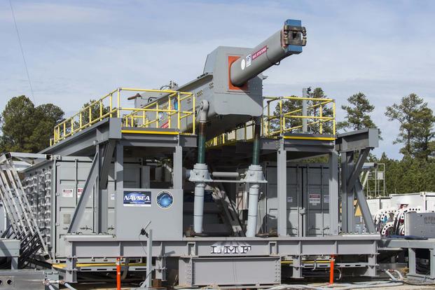 Electromagnetism rail gun