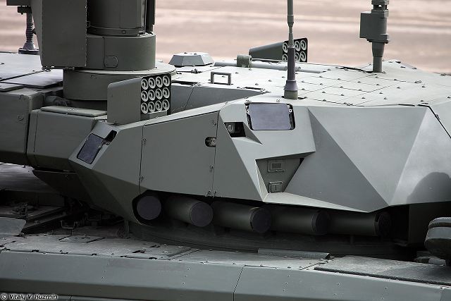 Gros plan APS Afghanit Artillerie | Chars de combat MBT | Construction de véhicules blindés