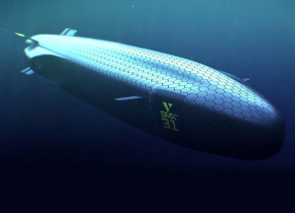 Vue dartiste du demonstrateur SMX31 de Naval Group Air Independant Propulsion AIP | Analyses Défense | Constructions Navales militaires