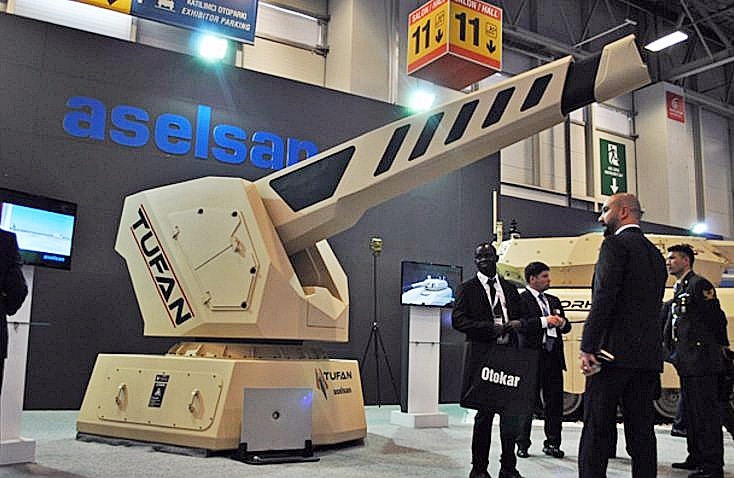 Tufan rail gun 2017 UDEX Analyses Défense | Canon électrique Railgun | CIWS et SHORAD
