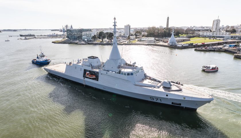 Corvette El Fateh Gowind 2500 en 2017 a Lorient Actualités Défense | Aviation de chasse | Construction aéronautique militaire
