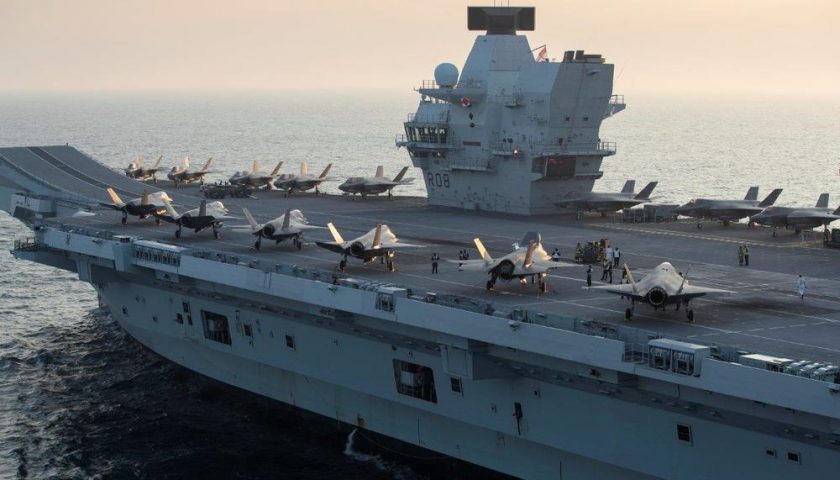 La Grande-Bretagne conditionne une nouvelle commande de F35B à la baisse des couts de maintenance 1 HMS Queen Elizabeth F35B Actualités Défense | Aviation de chasse | Budgets des armées et effort de Défense