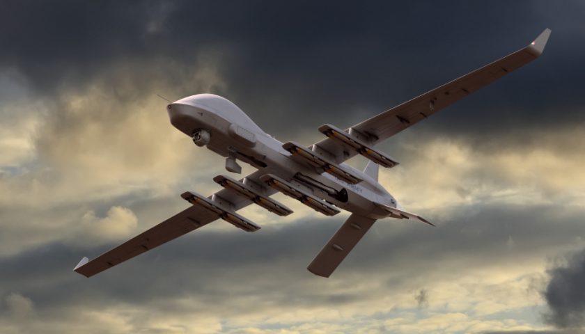 Les Drones-Gigognes vont-ils devenir l'arme tactique ultime ? 1 MQ 1C GEER with ALE boomy boys 1 Actualités Défense | Drones aérolargués et Gigognes | Drones de combat
