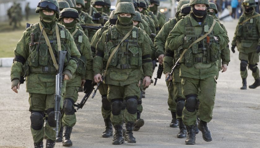 crimee hommes verts Actualités Défense | Alliances militaires | Assaut amphibie