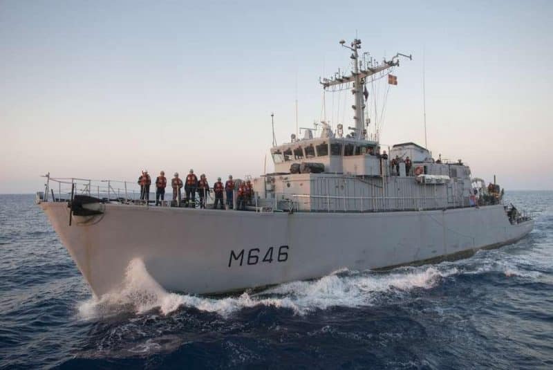 Chasseur de mines tripartite marine nationale