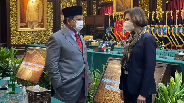 Prabowo Subianto et Florence Parly