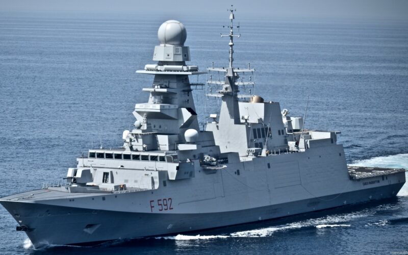 L'Aster franco-italien démontre qu'il est l'un des missiles anti-aériens les plus efficaces du moment 1 F 592 ITS Carlo Margottini 048 Missiles antiaériens | Entrainements et Exercices militaires | Flash Défense