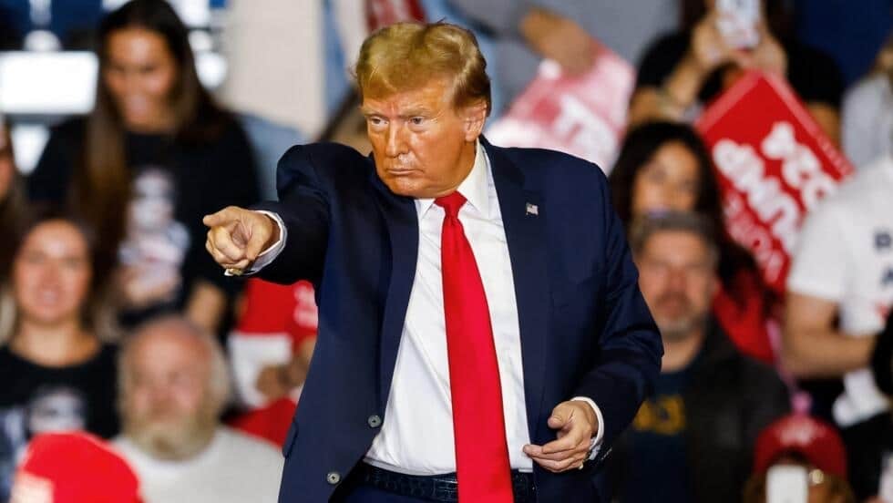 donald trump en campagne