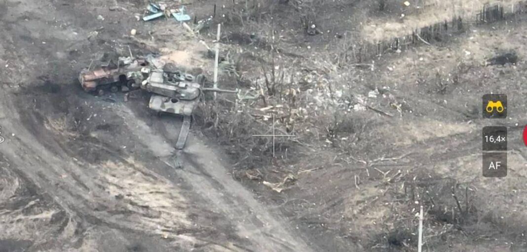 M1A1 Abrams détruit en ukraine