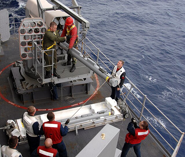 CIWS RAM rechargement à la mer