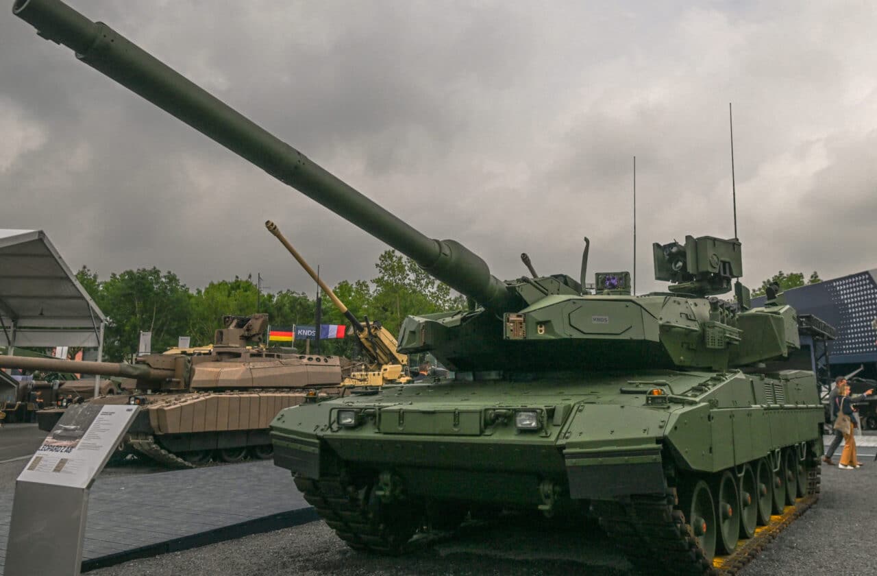 Leopard 2A8 au salon eurosatory 2024