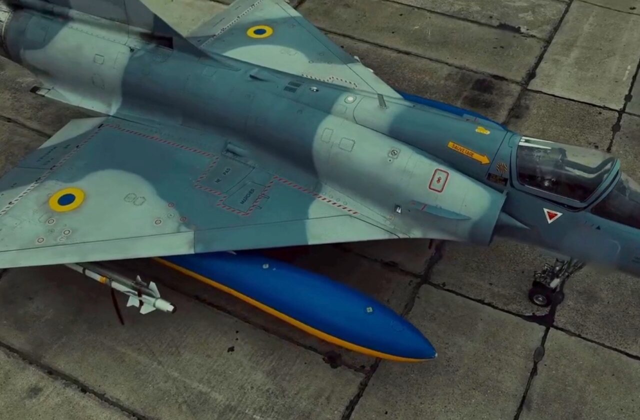 Mirage 2000-5F ukrainien R550 Magic 2